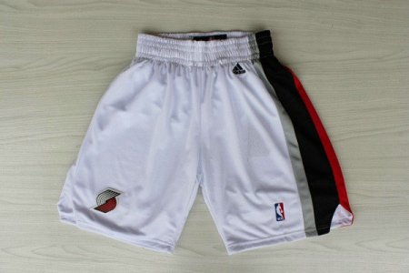 Maillot De Basket Portland Trail Blazers Tissus Sportif Fans Edition Blanc Short